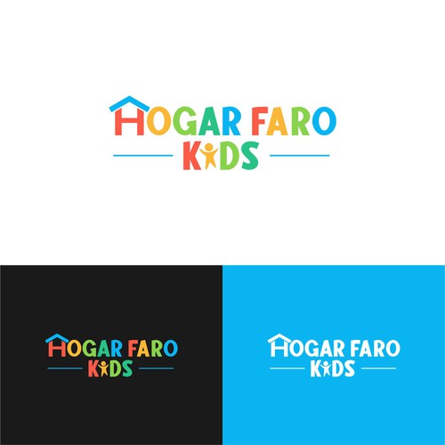 Design a kids logo for an orphanage. Design by Logood.id