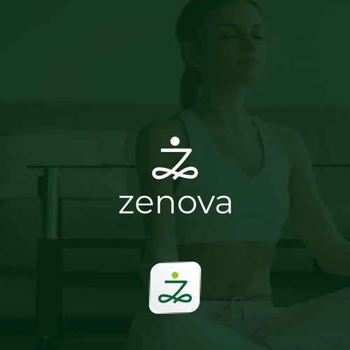 Zenova Logo: Revolutionary suite of health and wellness mobile apps Design by rz_art