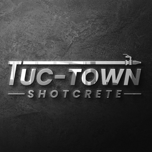 Industrial theme logo with a combination of company name & image for a Shotcrete company in Arizona Design by Creative P
