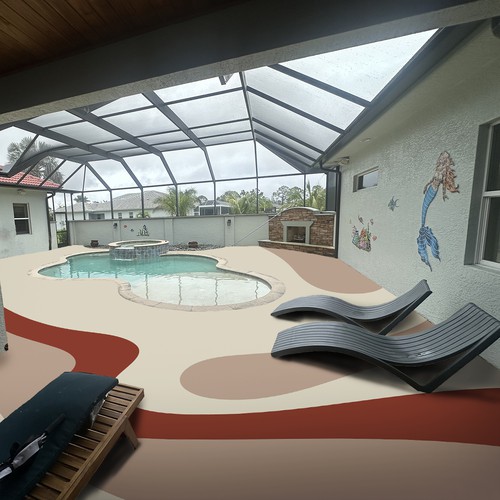 Elegant Minimalist Pool Deck Designs photo
