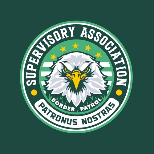 Border Patrol Supervisors Association Eagle Logo Design Design by tedCreation