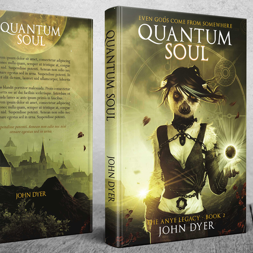 Quantum Soul - A science fiction novel Ontwerp door twinartdesign