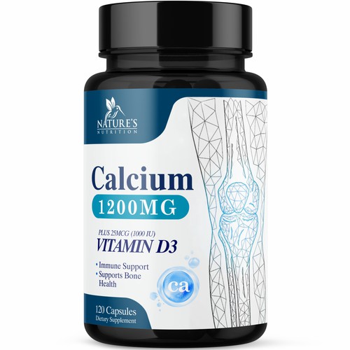 Calcium Plus Vitamin D3 Design Needed for Nature's Nutrition Design by GenScythe