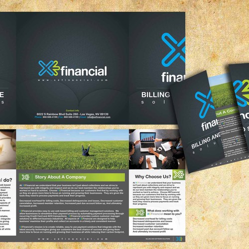 New Financial Service Company Needs An Amazing Tri-Fold Boucher!
