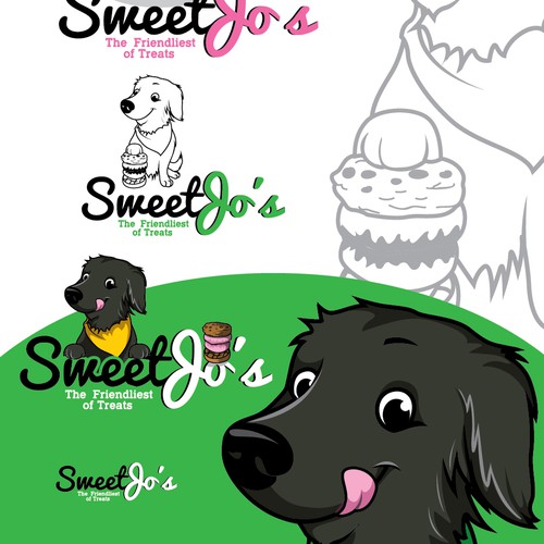 Design a logo for vegan bakery inspired by dog Design by 3AM3I