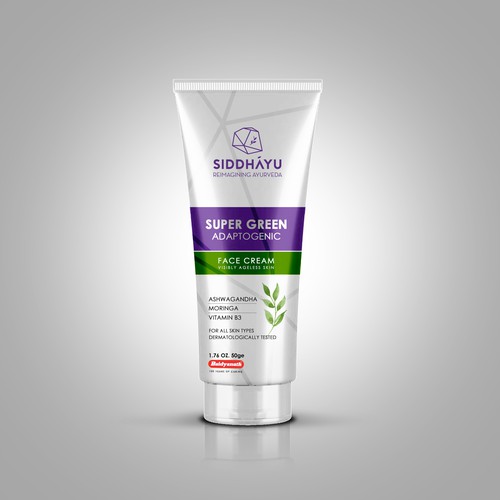 Diseño de "Contemporary design for a herbal anti aging cream for global audience" de sougatacreative