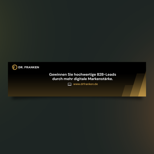 LinkedIn Header Image | B2B digital brand positioning and lead generation consultant Design by k r a m s t e r