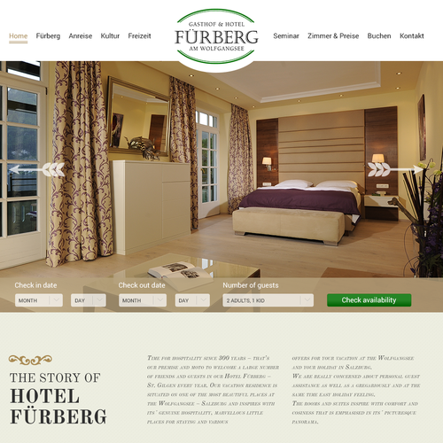 Web page design contest entry by Katerzyna