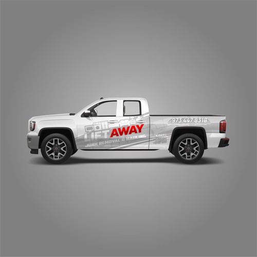Cool Truck Wrap for Junk Removal Business Design by Bogi_Graphics