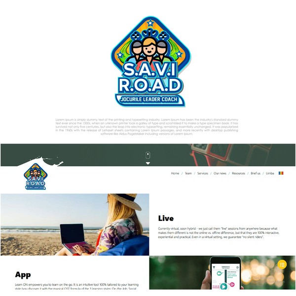 Design by multigraphicz™ titled "SAVIROAD"