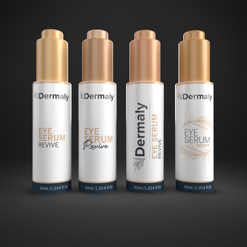 Eye serum bottle design Design by DZINEstudio™