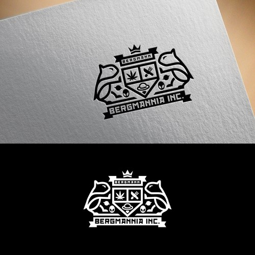 Create a fun family logo for four crazy boys in the cannabis and hospitality industries. Design by Mainstream Machine