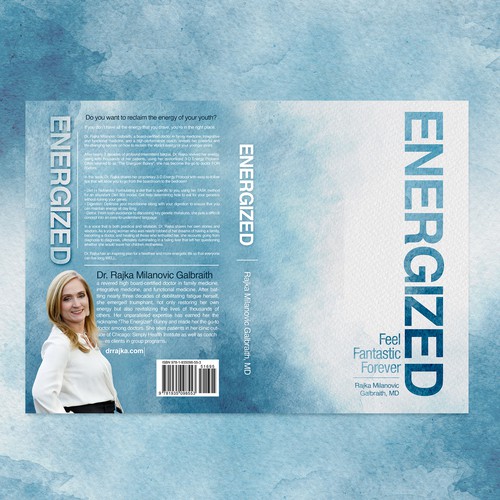 Design a New York Times Bestseller E-book and book cover for my book: Energized Design by Wizdizz