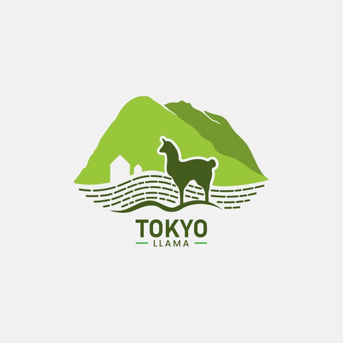 Outdoor brand logo for popular YouTube channel, Tokyo Llama Design by ceylongraphic