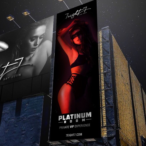 Billboard for a Nightclub and Gentlemen’s Club Design by R . O . N