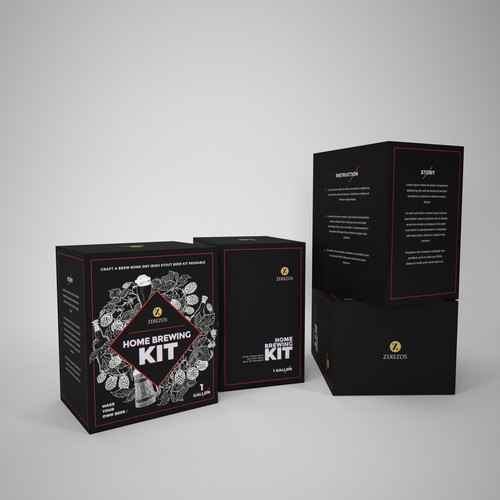 beer making kit packaging design Design by zarifa86