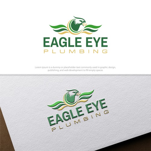 Eye catching and very marketable logo for plumbing company. The company name is Eagle Eye Plumbing Design by creative_think