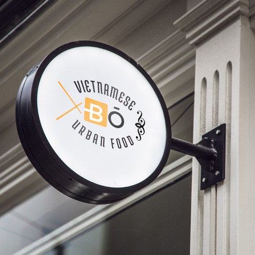 "BŌ vietnamise restaurant ( bo bun ) need is logo" winning  by pentoel