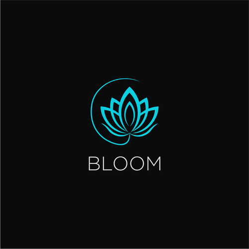 Flower bloom visual logo to appeal to mature women Design by MugeeDesign™