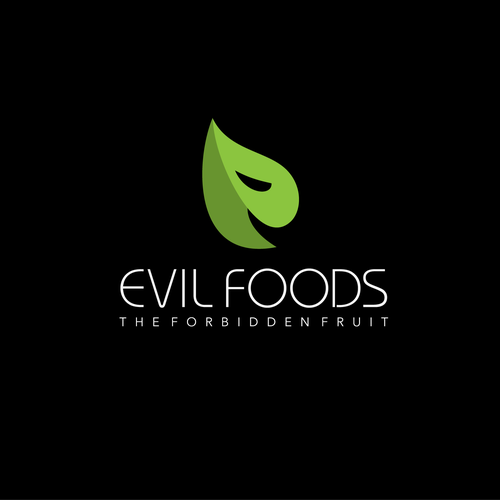 Design a unique, funky logo for "Evil Foods" a food company offering healthy, too good to be true snacks. Réalisé par ardhaelmer