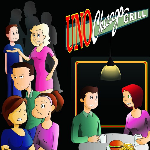 Help An American casual diner with a new illustration Ontwerp door Entertainment_2005
