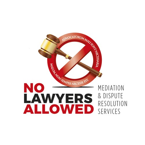 No Lawyers Allowed! We need a logo for our mediation services company