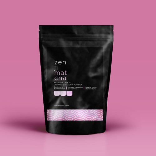 Japanese Matcha Product Needs Label - *GUARANTEED & BLIND* Design by GREYYCLOUD