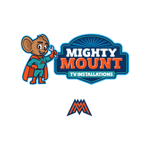 Mighty Mouse Logo Recreate Design by jagokandank