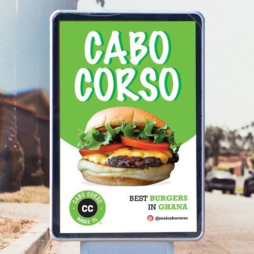 Billboard for Burger Company Design by Krishna Arts