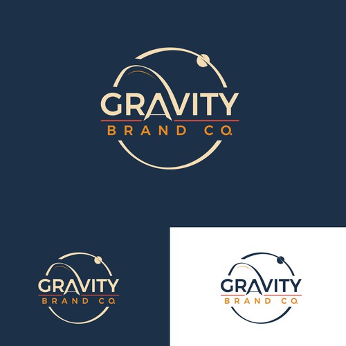 Logo for Gravity Brand Co. Design by websmartusa