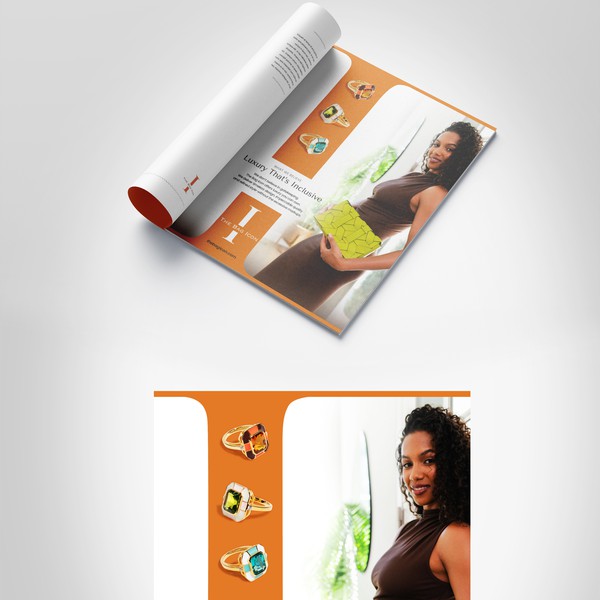Full Page Magazine Ad Needed for Handbag and Jewelry Brand