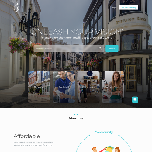 Web page design contest entry by Vincentag