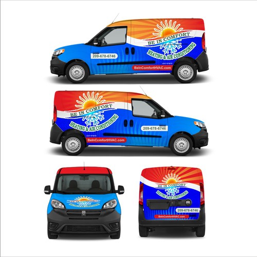 Car, truck or van wrap contest entry by e^design
