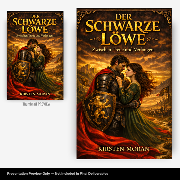 Der Schwarze Löwe: Epic Medieval Romance Cover