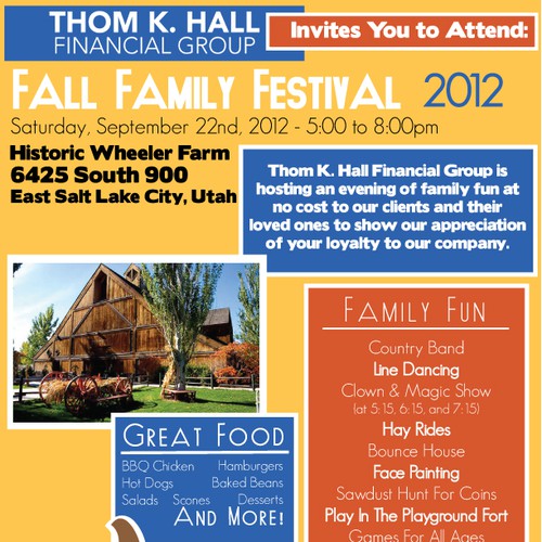 Help Thom K. Hall Financial Group with a new postcard or flyer デザイン by Picturesque Design