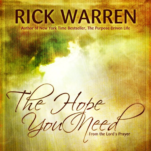 Design Rick Warren's New Book Cover Design por r_anin