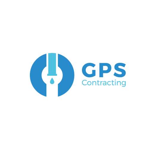 GPS Logo-Sewer and Water Contractor Design by Jacopo Sciarretta