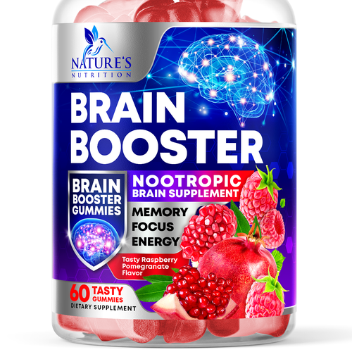 Brain Booster Supplement Design Needed for Nature's Nutrition Design by rembrandtjurin