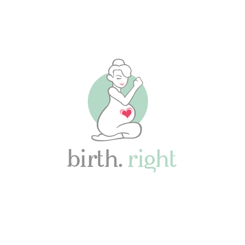 Create an awesome, noticeable and approachable logo for birth.right Design by d'sun