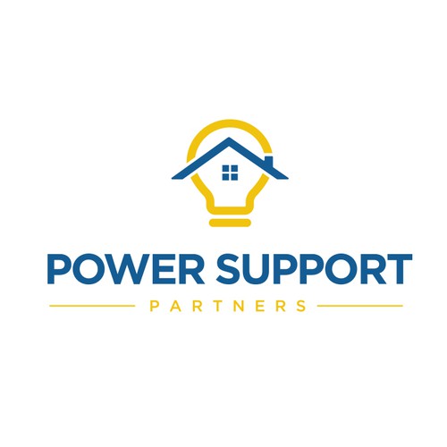 Home Generator Company Logo Design - Power Support Partners Design by Sam JP