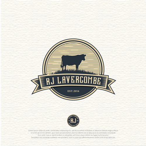 Cattle Farming Logo-ontwerp door ARIAL studios