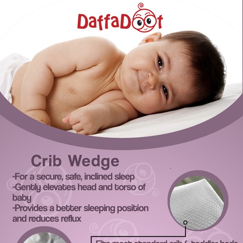 Design A Decorative Flyer For A Baby Crib Wedge Postkarten