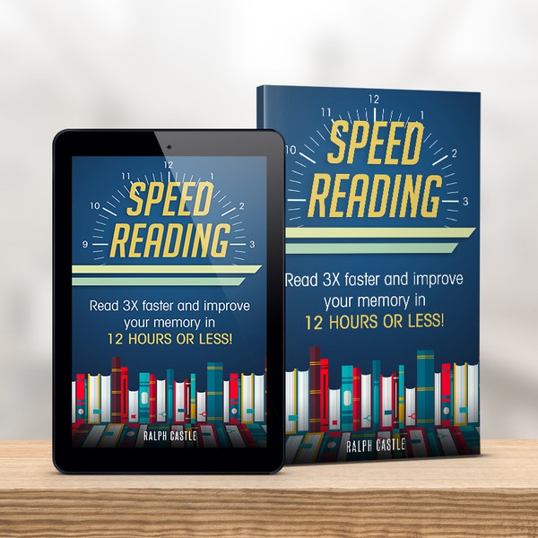Design by Jared Sc titled "Speed reading - Book cover"