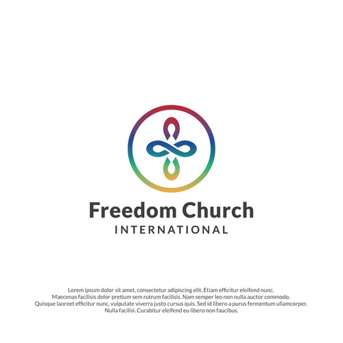 Freedom Church Logo Design Design by Fiore del Dragone