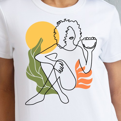 Soul Food/Foodie Themed T-Shirt Designs Design von yulianzone