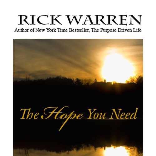 Design Rick Warren's New Book Cover Design por NeoMental