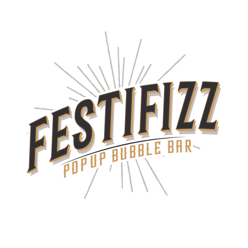 Logo for a pop-up bubble bar - FestiFizz Design by Cipo Design®