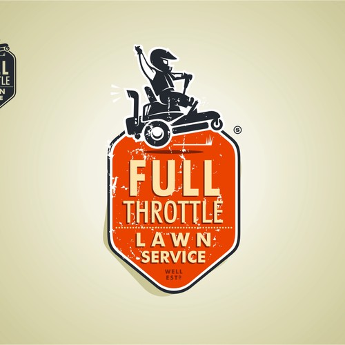 コンペ「New logo wanted for Full Throttle Lawn Service」のデザイン by id-scribeさん 