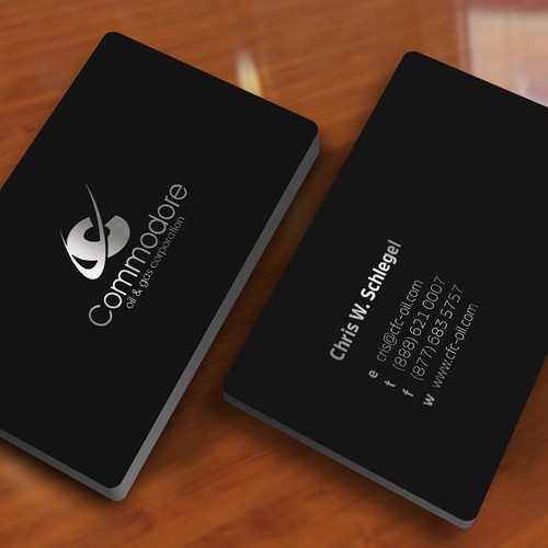 Create the next business card for CFC OIL AND GAS  Design by MirelaS