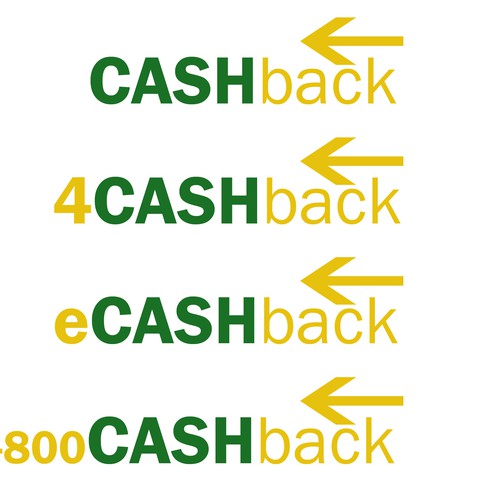 Logo Design for a CashBack website Diseño de pixelz